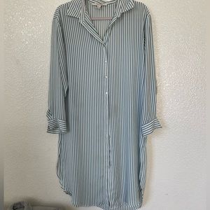 F21 long stripe tunic